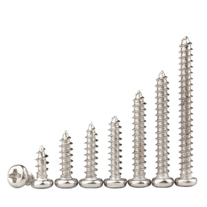 Tornillos autorroscantes Junchen M1 a M4 con cabeza redonda niquelada para la industria de la construcción - Product Image 2