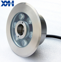 Pompe à eau LED pour fontaine, éclairage paysager RGB, programmable à vitesse variable, DMX512, IP68, acier inoxydable, pour extérieur