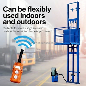 <span class=keywords><strong>Lift</strong></span> Kargo Mini Elektrik 2-12m untuk Rumah, <span class=keywords><strong>Platform</strong></span> Pengangkat Hidrolik Anti-Selip yang Stabil untuk Penyimpanan di Loteng dan Ruang Bawah Tanah - Product Image 4