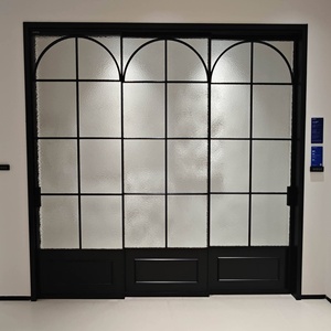 Puerta Corredera de Vidrio Templado Directo de Fábrica Deioux, Sistema de Doble Vidrio Insonorizado para Dormitorio de Villa Moderna - Product Image 5