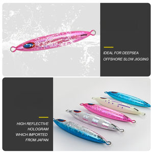 Esca Artificiale Verticale Luminosa in Silicone da 300g/400g per Pesca in Acqua Salata, Slow Jigging, Pesca in Acque Profonde, con Occhi 3D per Spigola e Orata - Product Image 5