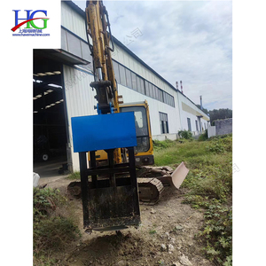 Construction prenant la perceuse au sol de base Excavatrice Vis au sol Pile Machine d'entraînement Pression 24. 5mpa - Product Image 5