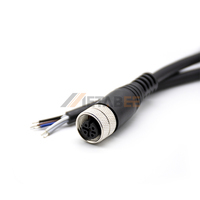 Connecteur M12 circulaire étanche IP67 industriel pour câble, 3, 7, 8, 9, 10, 12, 13, 14, 16 broches (M5, M8, M9, M16, M23, 7/8, 2, 3, 4, 5, 6, 7, 8, 9, 10, 12, 13, 14, 16)