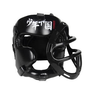 OEM/ODM Young China MMA <span class=keywords><strong>Casco</strong></span> para niños para lucha libre <span class=keywords><strong>Taekwondo</strong></span> Karate Entrenamiento de boxeo con máscara - Product Image 4