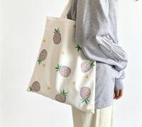 Tas Tote Kanvas Ramah Lingkungan dengan Cetak Kustom, Penutup Ritsleting, Desain Belanja yang Dapat Digunakan Kembali, Warna & Logo yang Dapat Disesuaikan, Saku