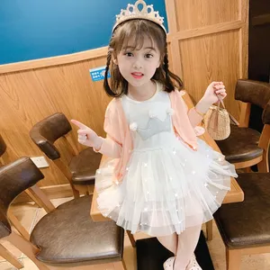 Işlemeli elbise tasarım bebek prenses dantel kız parti elbise çocuk elbise farklı boyutlarda ucuz frocks kızlar çocuklar için