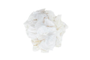 白い綿布のTシャツ型拭き取り布 100%綿 工業用清掃布 再生シンガポール綿布 No <span class=keywords><strong>S</strong></span> - Product Image 5