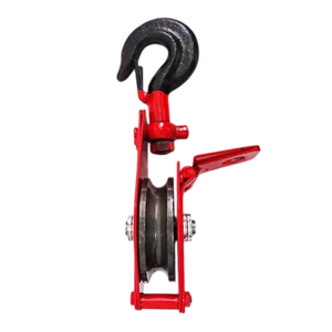 GB Heavy-Duty Single-Wheel Iron <strong>Pulley</strong> Hook 1 Ton-5 Tons Steel Wire Rope Lifting <strong>Pulley</strong> with Hanging Wheel for <strong>Pulleys</strong> - Product Image 2