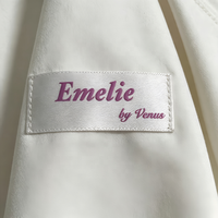 Étiquette tissée personnalisée brodée, patch brodé, logo pour vêtements, marque de vêtements, étiquette à coudre, fournisseur de vêtements de luxe