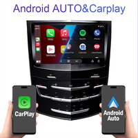 Lecteur multimédia Android stéréo pour voiture Wireless CarPlay & Mirror Link GPS Car Radio Touch Screen Stereo pour Cadillac