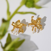 Anting Bunga Matahari Klasik 2027 Dazan Baru Berlapis Emas 18k Unik Anti Alergi Bahan Baja Tahan Karat Perhiasan Pantai Hawaii