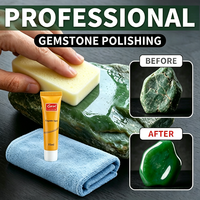 Crème Nettoyante et Anti-Taches pour Surfaces Métalliques, Éliminateur de Ternissement pour Bijoux, Pâte à Polir Métallique Puissante pour Usine