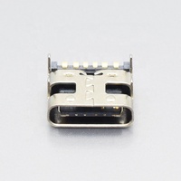 Connecteur Type-C femelle 6 broches en acier inoxydable pour charge rapide – En stock chez le fabricant