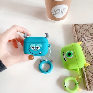 Cuffie in Silicone Della Copertura Per <span class=keywords><strong>Airpods</strong></span> pro Caso 3D Fumetto Sveglio Monsters Mike Sully Auricolare Per Il Caso di Aria 3 baccelli Orecchio casi di baccelli - Product Image 5