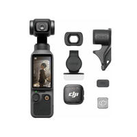 Kit Creator Combo Pocket 4, stabilisateur de caméra pour vlog, stockage intégré de 107 Go, émetteur Mic 3, lumière, trépied Osmo Mini