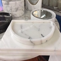 Plateau de luxe moderne en marbre Calacatta Viola, étanche, irrégulier, pour bougies, parfums, présentoir de table, poli, décoration hôtel et maison