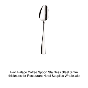 Pinti Palace <b>Coffee</b> <b>Spoon</b> Stainless Steel 3 mm thickness for Restaurant Hotel Supplies Wholesale - Product Image 2
