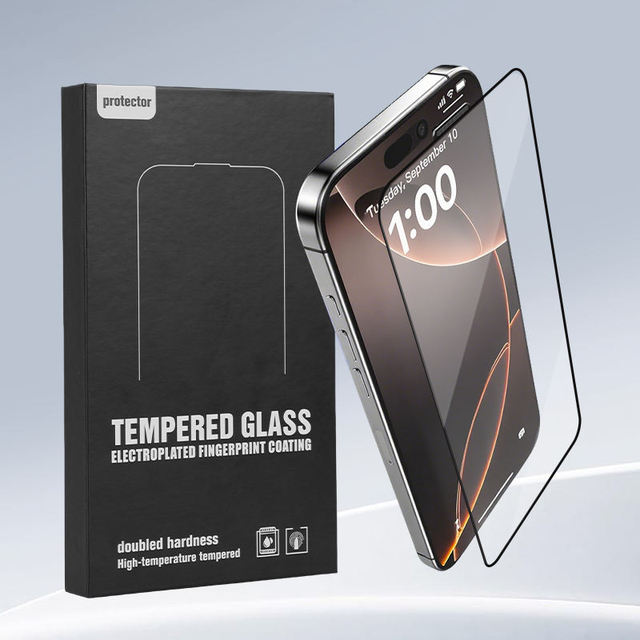 Tempered Glass Anti-Scratch Screen Protector for 17 16 15 14 Pro Max for S25 S24 Ultra 9H 2.5D