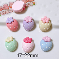 Aksesoris Resin Bunga 29*27mm untuk Anting, Casing Ponsel, Ikat Rambut, Hiasan Kepala, Perhiasan, Bahan DIY, Gesper Sepatu