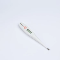 Termometer Digital Rumah Tangga Bersertifikat CE untuk Dewasa dan Bayi, Pengukuran Oral, Rektal, Ketiak, Suhu Basal, Tahan Air
