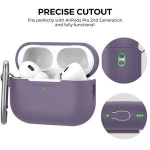 Airpod Pro 2 kılıf için AHASTYLE 2022, yumuşak silikon cilt kapak şok emici koruyucu kılıf Apple AirPods Pro 2nd - Product Image 4