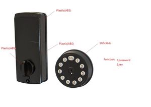 Khóa cửa thông minh Khóa tay nắm cửa Vân tay Khóa mật khẩu Khóa cửa căn hộ gia đình - Product Image 5