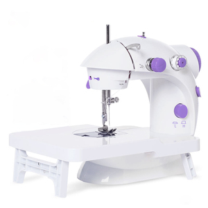 Machine à coudre miniature <span class=keywords><strong>VOF</strong></span> FHSM-202, 2 vitesses, double fil, électrique portable avec lumière, coupe-fil, pédale, machine à coudre domestique - Product Image 3
