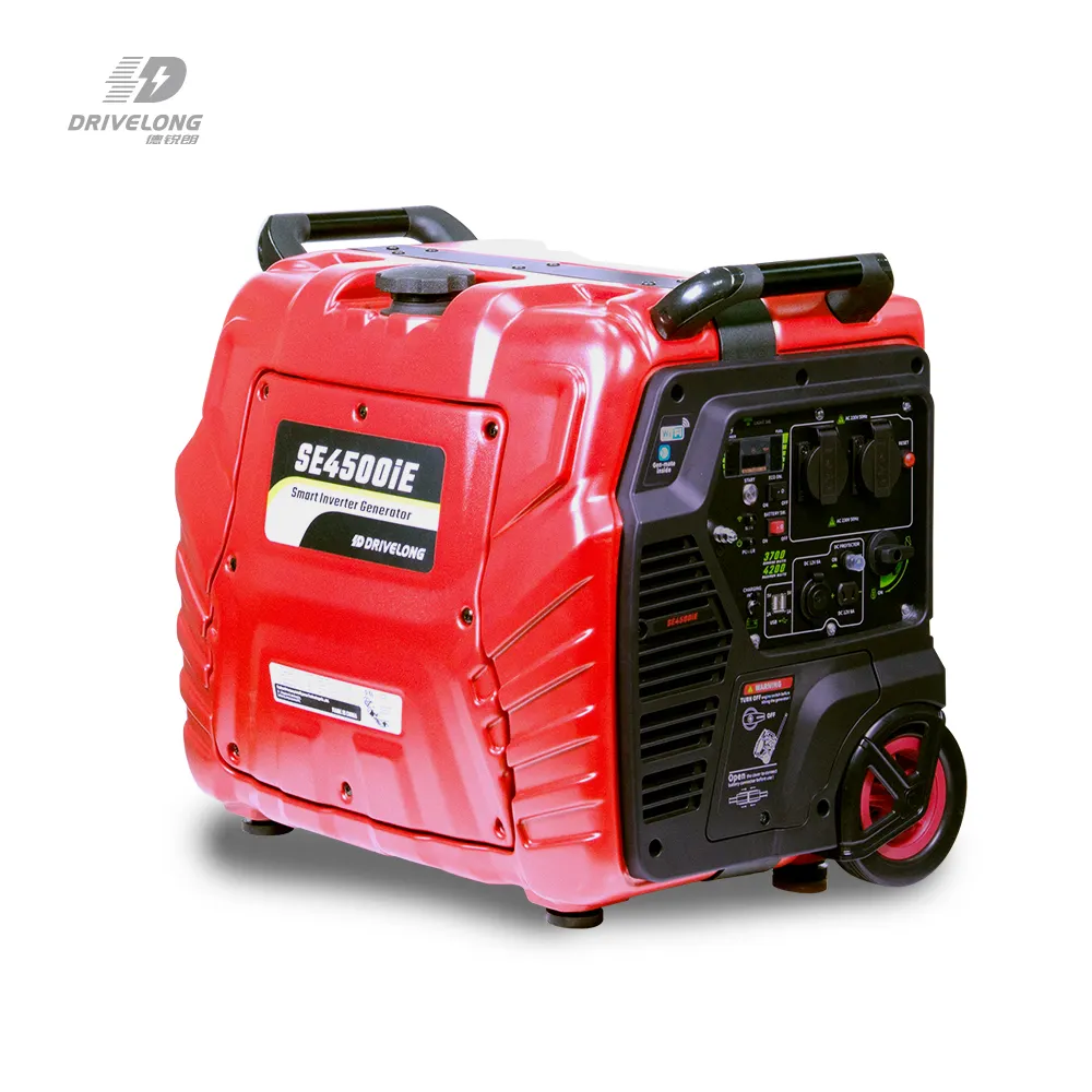 Heimgebrauch generator Tragbarer 230V Schall dichter 4kva Benzin generator
