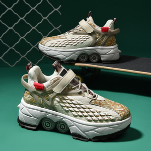Nouveaux patins à roulettes déformables 2-en-1 pour sports de plein air avec <span class=keywords><strong>4</strong></span> <span class=keywords><strong>roues</strong></span> rétractables pour adultes et adolescents - Product Image 4