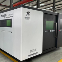 Machine de découpe laser à fibre pour tôles métalliques de grande taille (1-60KW) avec table d'échange, commande Cypcut, rail de guidage Yaskawa HIWIN, AI/PLT