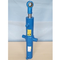 Vérin hydraulique à double effet soudé sur mesure, fixation à œillet, OEM ODM, pour machines de levage et de construction