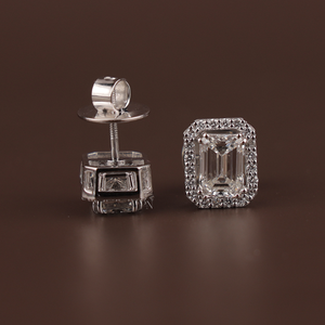 Fashion Women Lab Grown Diamond <b>Earrings</b> <b>Silver</b> 10K Gold 14K Gold 18K Gold Premium Fine Jewelry Gift - Product Image 2