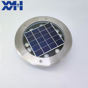 Lampes LED solaires encastrées pour terrasse, allée, jardin, extérieur, en acier inoxydable et aluminium, étanches IP67 - Product Image 1