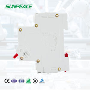 قواطع دوائر كهربائية صغيرة من نوع C أحادية القطب لأنظمة الطاقة الشمسية، 6 أمبير، 10 أمبير، 16 أمبير، 20 أمبير، 25 أمبير، 32 أمبير، 40 أمبير، 50 أمبير، 63 أمبير - Product Image 2