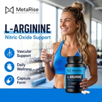 Complément de L-Arginine pour Hommes en Capsules – Précurseur d'Oxyde Nitrique, Soutien Énergétique et de l'Endurance – 60 Capsules Sans Ingrédients Artificiels