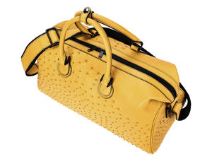 Bolsa de Mano Casual de Cuero de Avestruz de Lujo, Bolsa de Hombro de Viaje de Gran Capacidad, Elegante Bolsa de Lona Unisex para Actividades al Aire Libre - Product Image 3