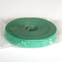 Vente en gros de bandes adhésives en nylon à double face, écologiques, vertes, 12,5 mm, résistantes, lavables, auto-adhésives, en rouleaux