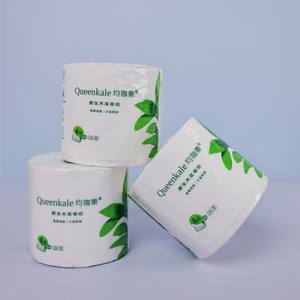 Wholesale High-quality Virgin Wood Pulp <b>Toilet</b> Paper 2 Ply 15 Gsm Soft Degradable Standard <b>Roll</b> Queenkale Brand Custom Own Brand - Product Image 1