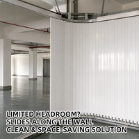 Porta da Garage Scorrevole Laterale Elettrica Curva in Alluminio Salvaspazio Certificata CE OEM per Edifici Residenziali e Commerciali