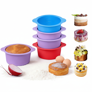 Moule à gâteau en silicone de qualité alimentaire OEM ODM, plaque de cuisson pour tarte avec silicone pour un démoulage facile, outils de pâtisserie - Product Image 1