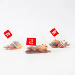 Groothandel Chinese Kruid Gemengde Theezakje Droog Fruit Thee Verpakking Smaak Thee Driehoek Zak