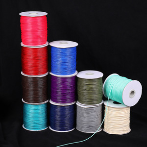 Cordon coréen coloré Wanyu en stock <span class=keywords><strong>pour</strong></span> la confection de colliers et <span class=keywords><strong>bracelets</strong></span> DIY, matériel de tissage fait main <span class=keywords><strong>pour</strong></span> la confection de vêtements, couleur unie - Product Image 2