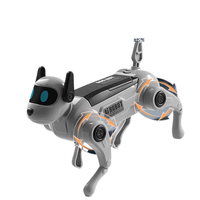 Jouet robot chien interactif avec 13 commandes vocales intelligentes, assemblage DIY, jouet éducatif STEM pour enfants de 8 ans