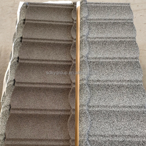 Tuile de toit en acier revêtu de pierre <span class=keywords><strong>anti</strong></span>-<span class=keywords><strong>mousse</strong></span> de la marque Kunya, surface autonettoyante pour la saison humide et pluvieuse, bungalow, garage, atelier - Product Image 6