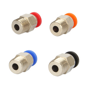 Connecteur pneumatique 3DSWAY 4x2mm droit, connexion rapide en métal de 1.75mm pour accessoire d'imprimante 3D Pc4-01 - Product Image 3