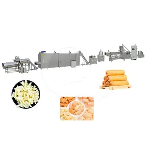 OCEAN Corn Filled Stick Puff Food Extruder Line Maize Puff Inflate Crunchy Snack Make Extrude Machine