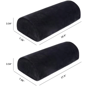 कस्टम समायोज्य आधा चंद्रमा को मजबूत मेमोरी फोम फुटरेस्ट डेस्क लुंबर तकिया घुटने के दर्द से राहत देता है - Product Image 5