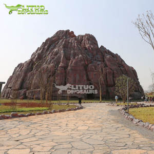 Decoración de Parque, Volcán Artificial con Rociado de Magma Volcánico LED - Product Image 3