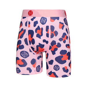 Calzoncillos <span class=keywords><strong>Boxer</strong></span> Deportivos Largos de Cinco Puntos para Hombre, Estilo Europeo Americano, Transpirables, Tejidos, Estampados, con Logotipo - Product Image 6