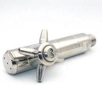 Роторная форсунка для резервуаров с 4 головками C3D, вращающаяся на 360 градусов, для очистки резервуаров. Отзывов пока нет.